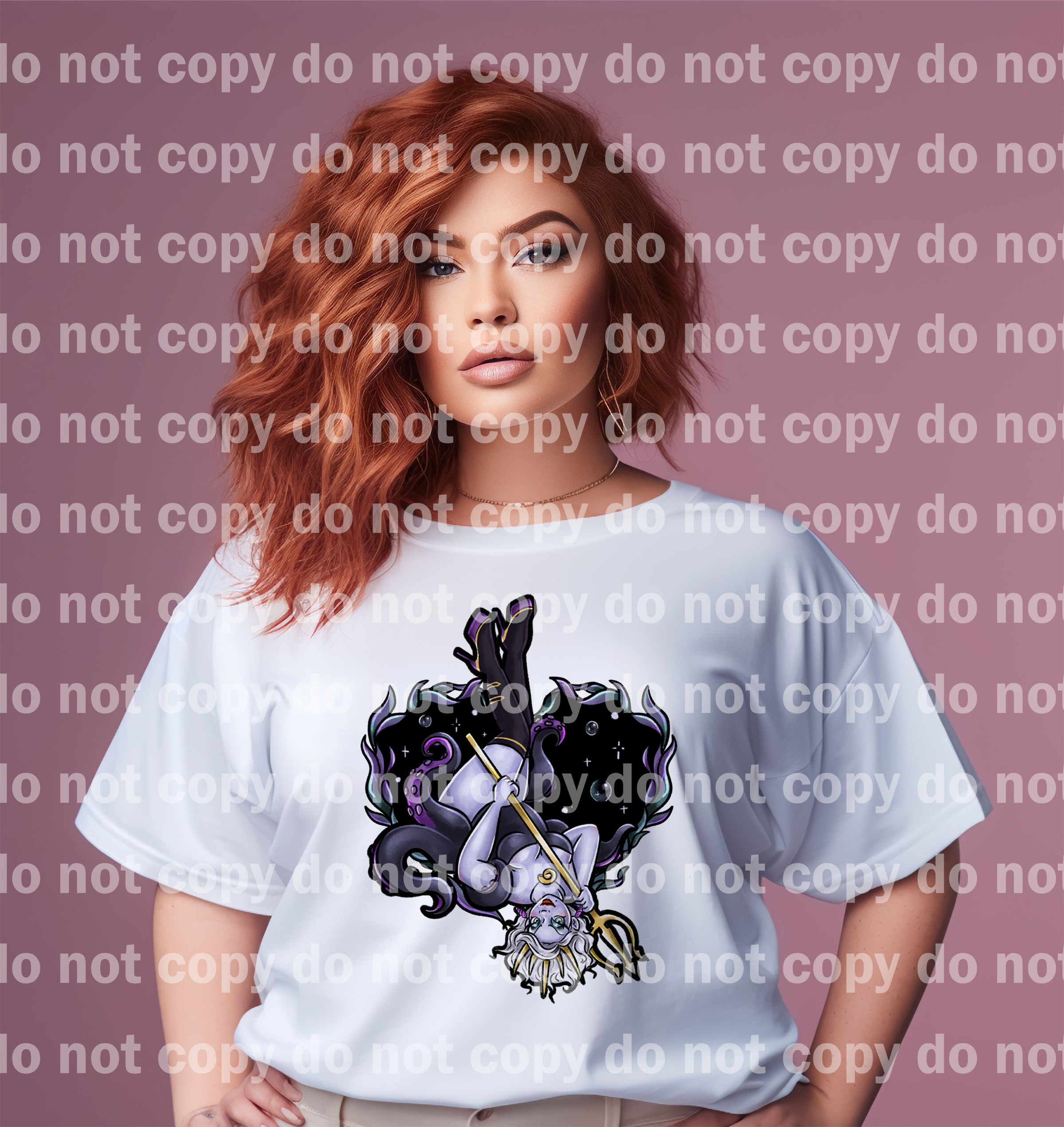 Ocean Octopus Queen With Heart Background