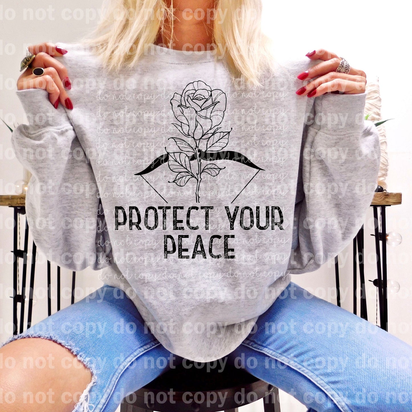 Protect Your Peace Flower