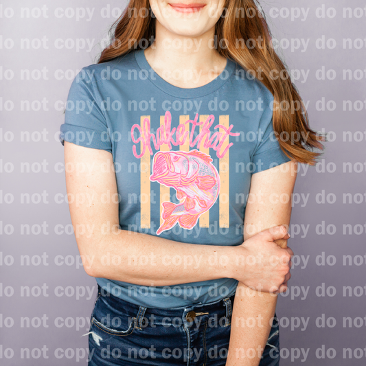 Shake That Fish Peach Stripes