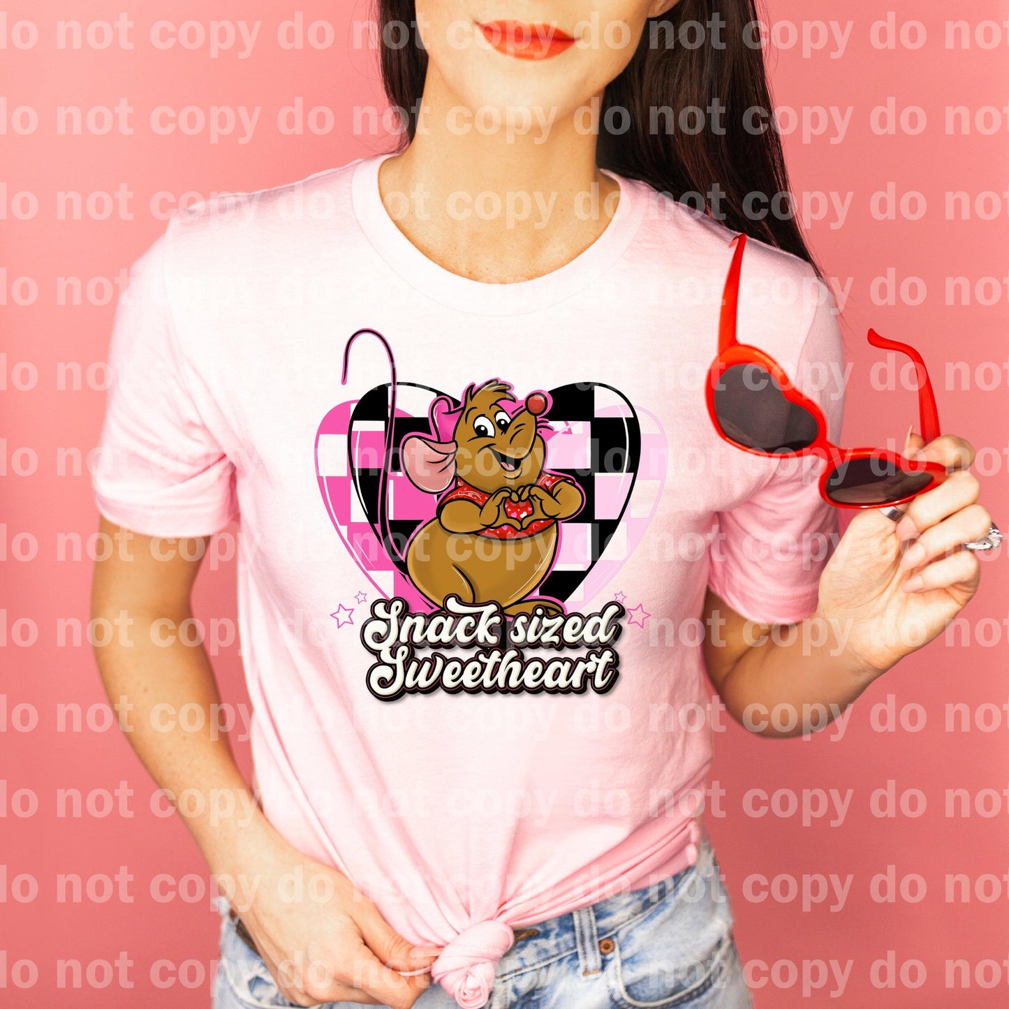 Snacked Size Sweetheart Checkered Heart