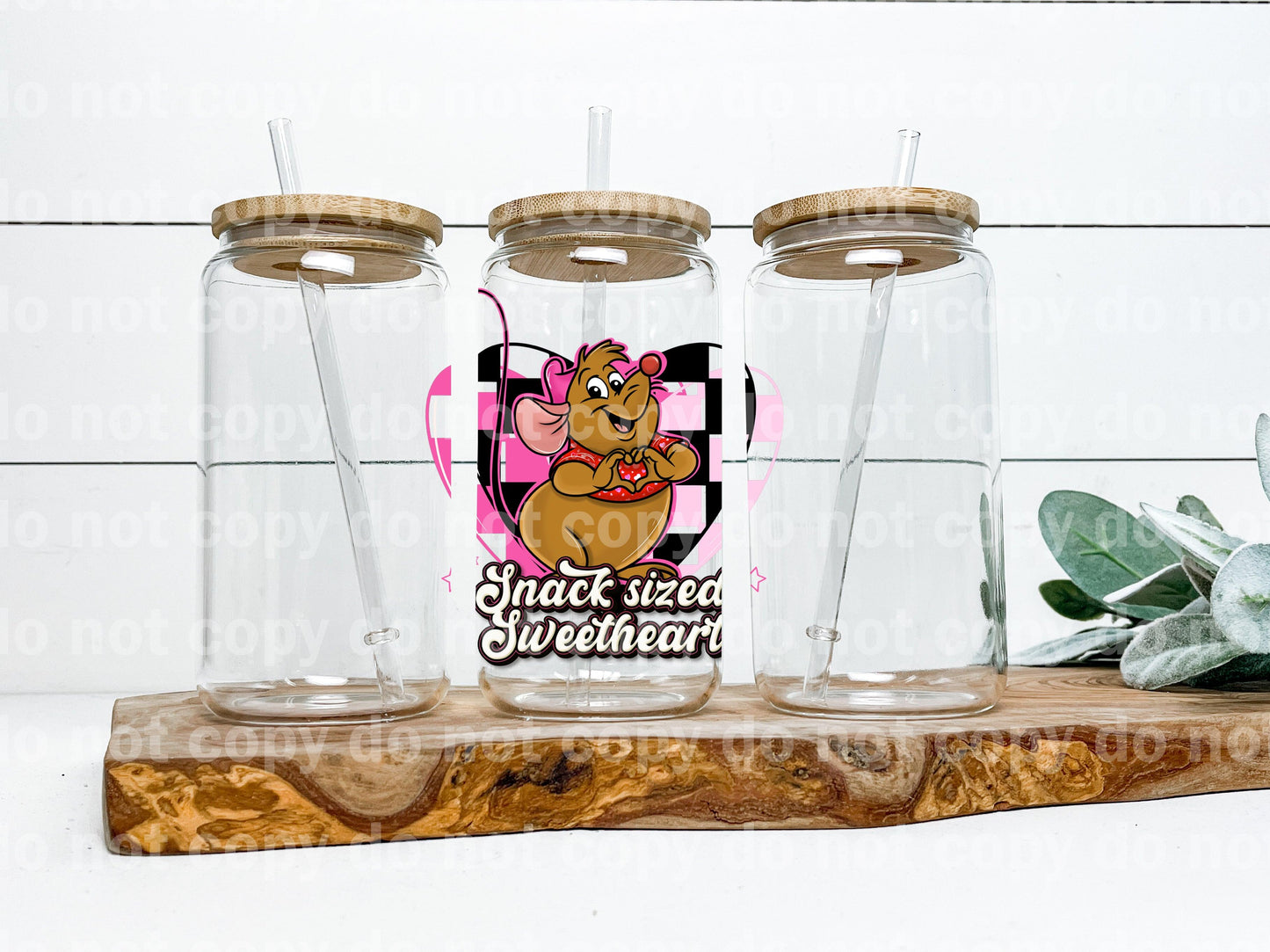 Snacked Size Sweetheart Checkered Heart