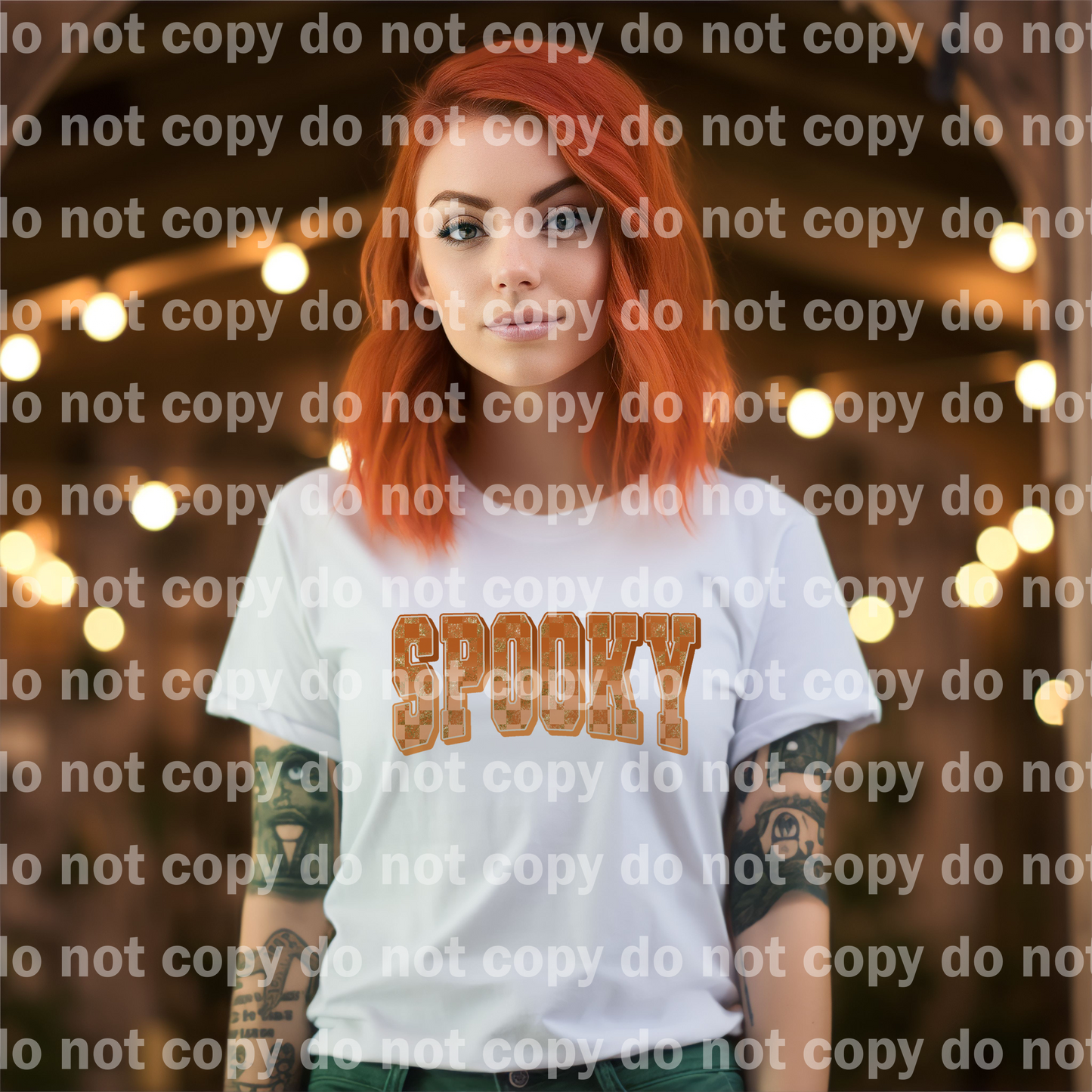 Spooky Glittery Checkered Font