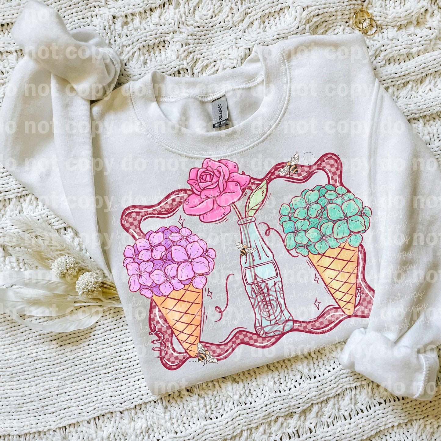 Spring Sweets Checkered Frame