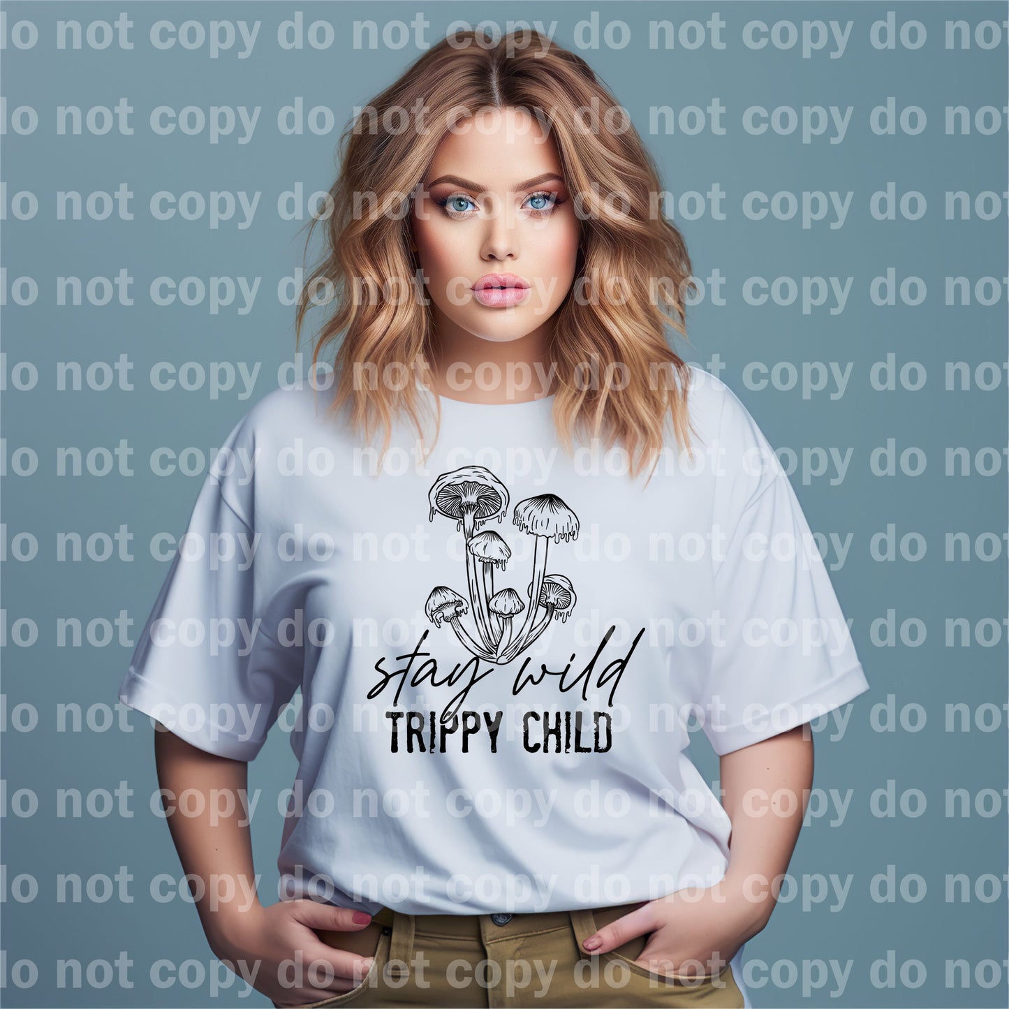 Stay Wild Trippy Child Full Color/One Color