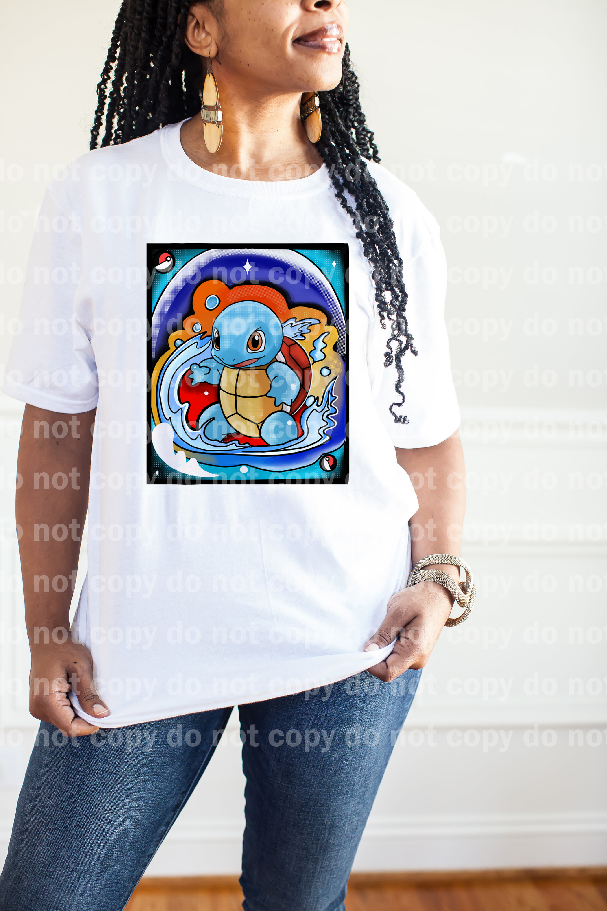 Turtle Pocket Monster with Line On Hand