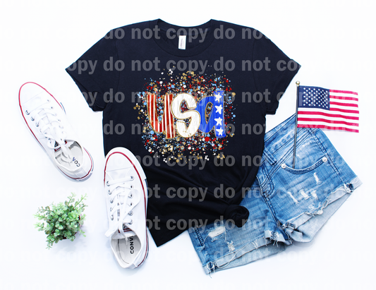 USA Dots Splashed
