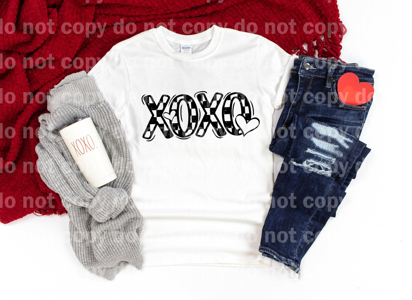 Xoxo Checkered Black/White