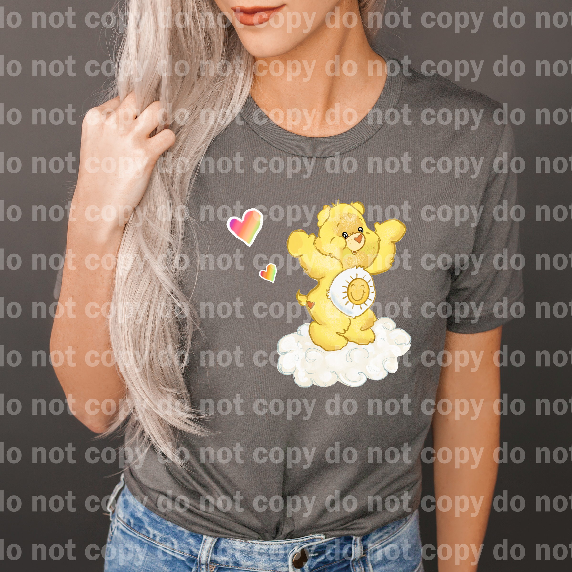 Yellow Bear On Cloud