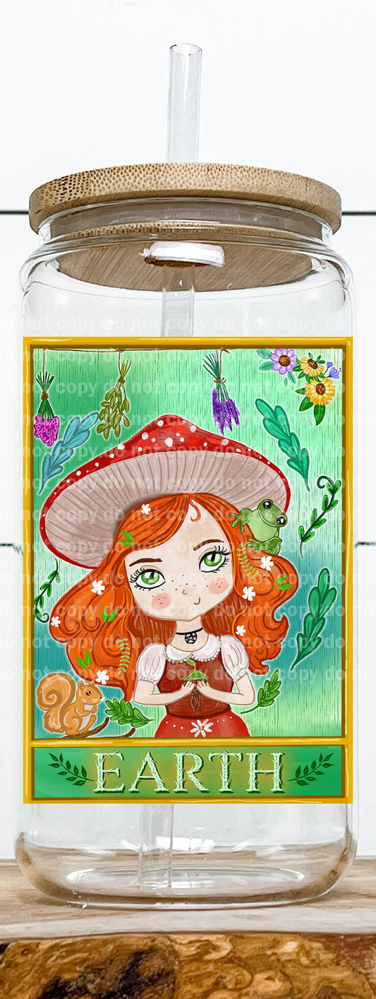 Earth Fairy Card Decal 3.3 x 4.5