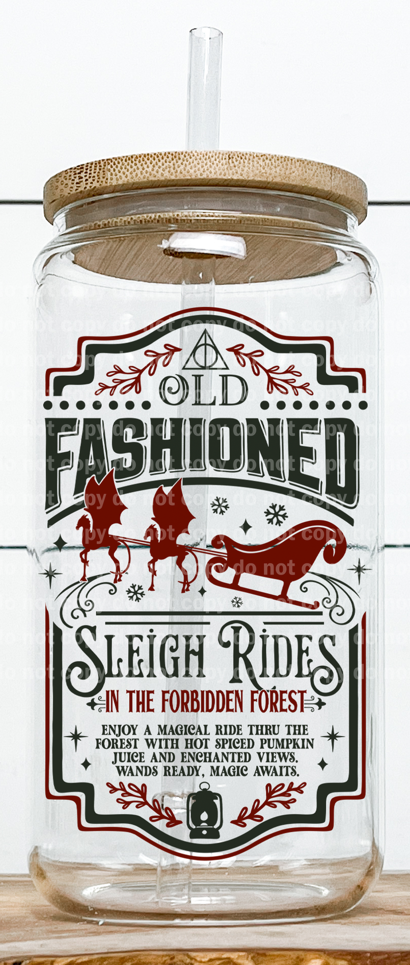 Old Fashioned Sleigh Rides In The Forbidden Forest Full Color / One Color