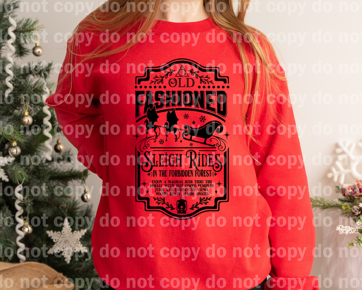 Old Fashioned Sleigh Rides In The Forbidden Forest Full Color / One Color