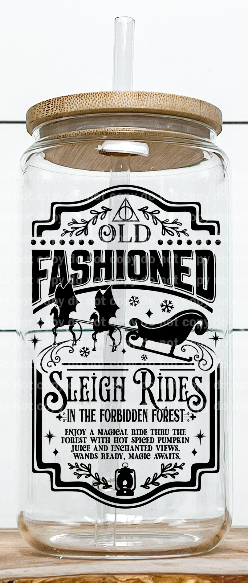 Old Fashioned Sleigh Rides In The Forbidden Forest Full Color / One Color