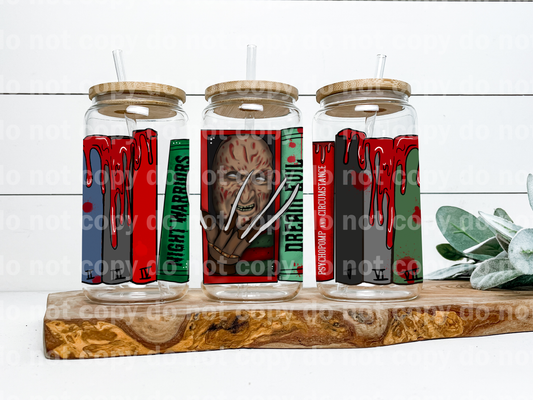 Freddy Night Warrior Books 16oz Cup Wrap