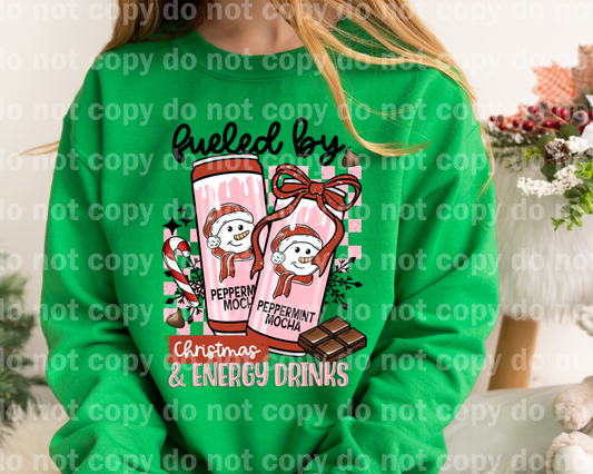 Fueled By Christmas and Energy Drinks Peppermint Mocha Can