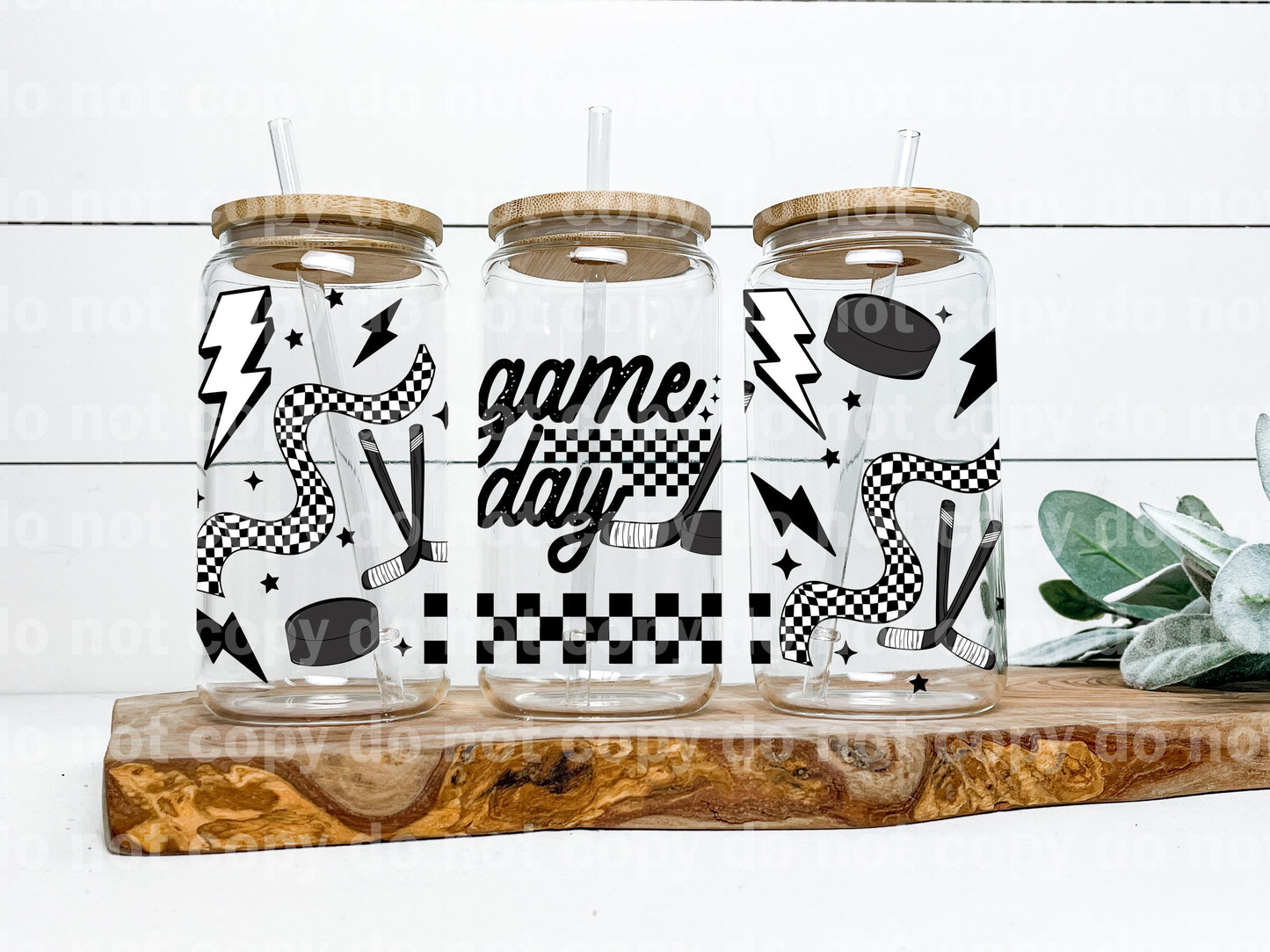 Game Day Hockey 16oz Cup Wrap