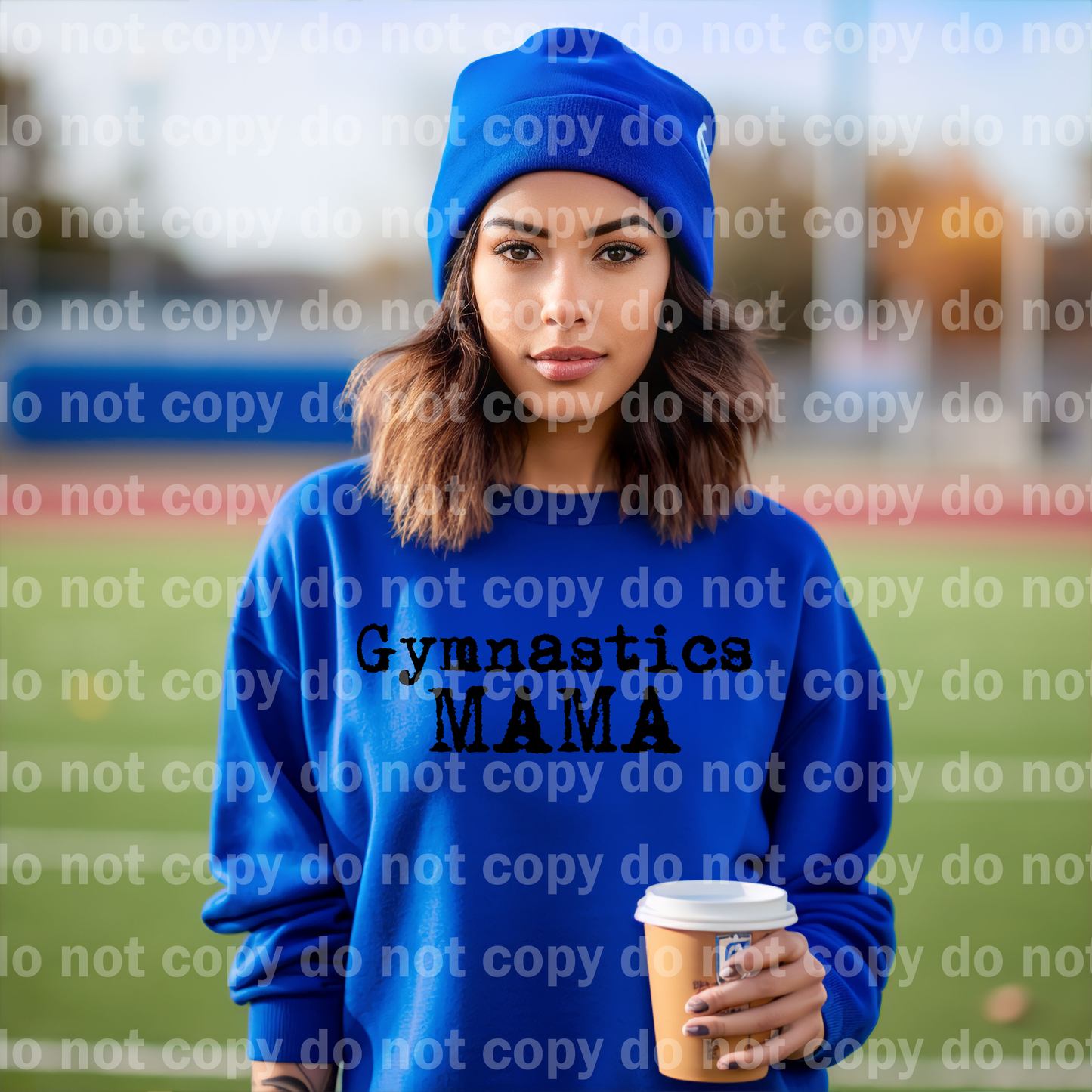 Gymnastics Mama Black Grunge