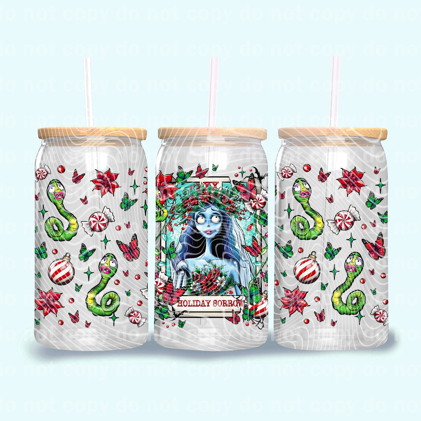 Holiday Sorrow Tarot 16oz Cup Wrap