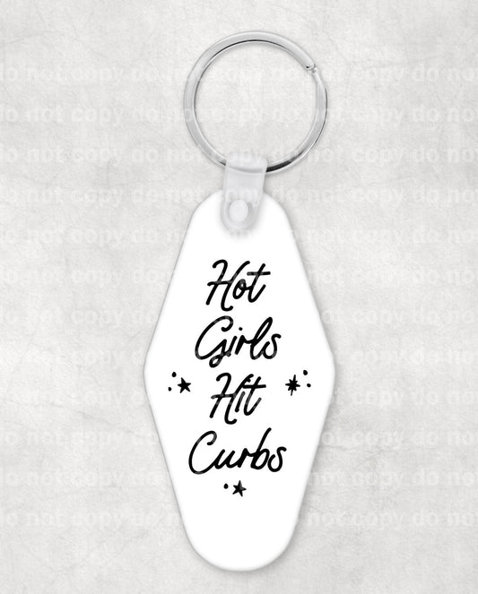 Hot Girls Hit Curbs Llavero UV DTF Eco solvente o transferencia de sublimación 1.2 x 2