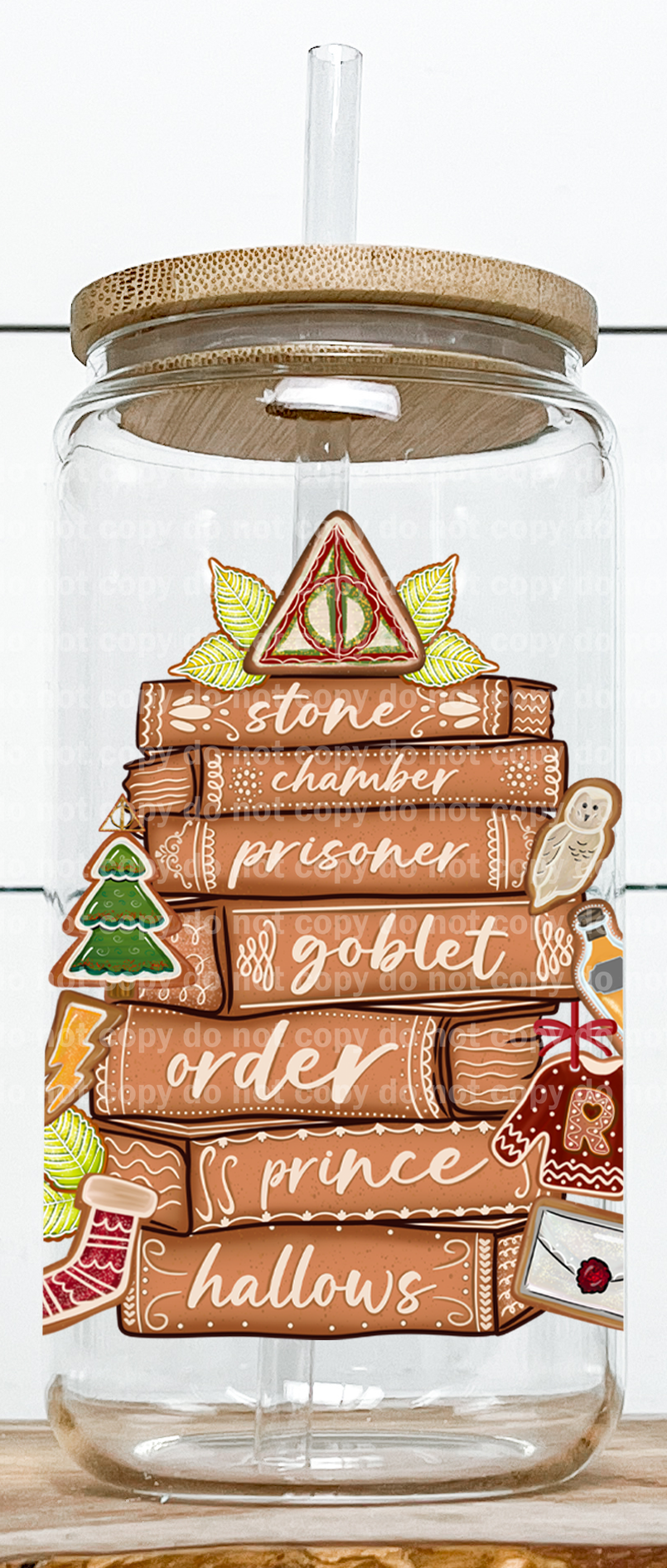 HP Gingerbread Book Stacked