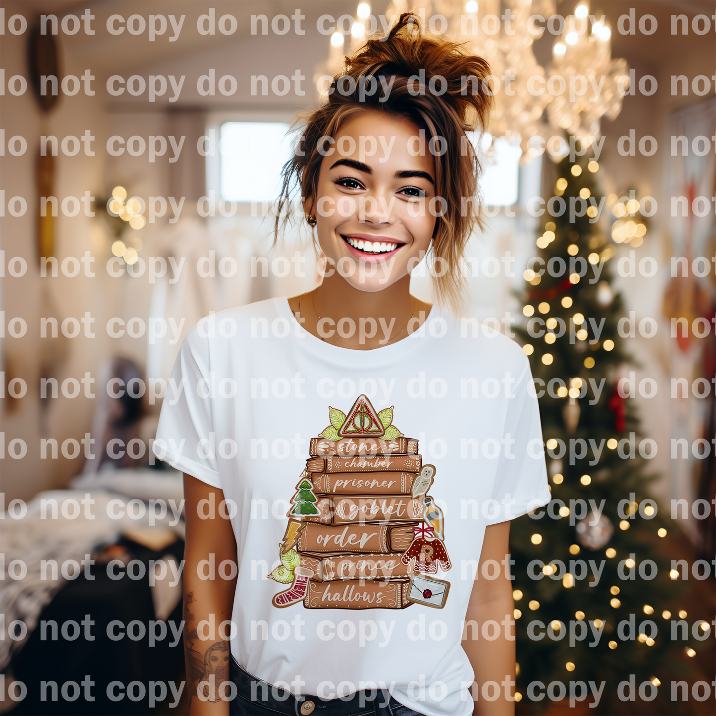 HP Gingerbread Book Stacked