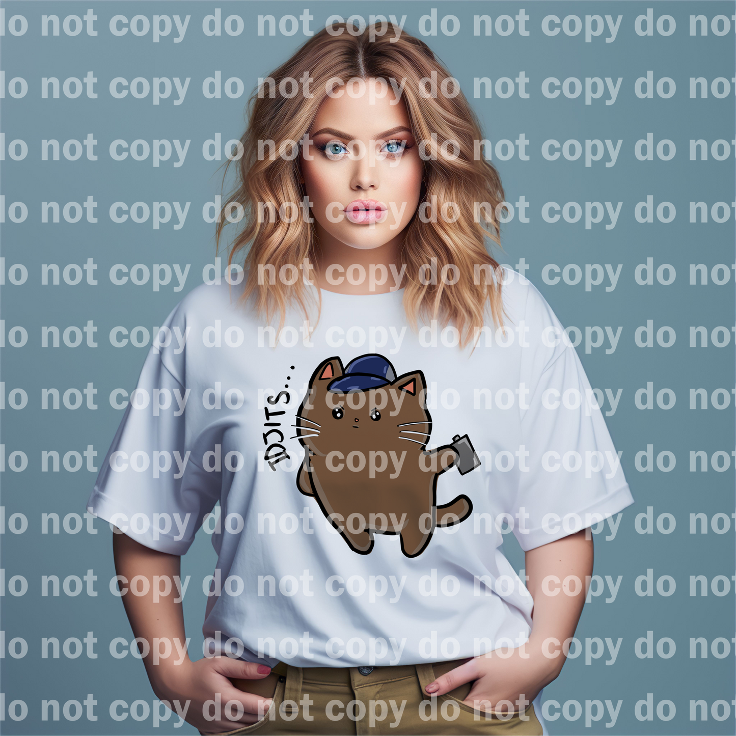 Idiots Brown Cat Cap