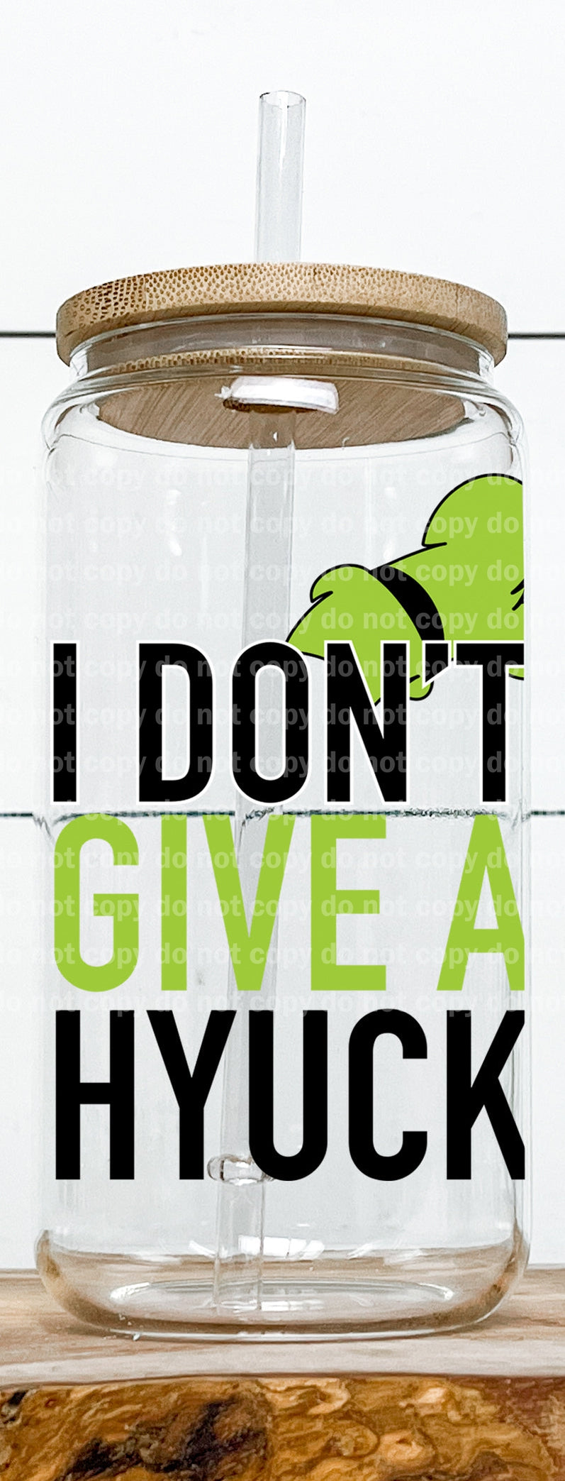 I Don't Give A Hyuck Decal 2.5 x 3.5