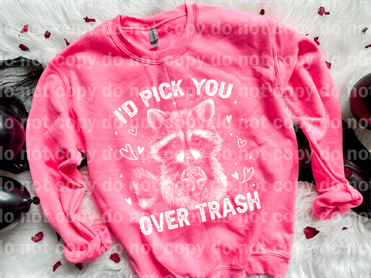 I'd Pick You Over Trash Raccoon