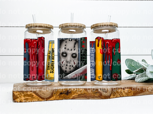 Jason Slasher Book Nook 16oz Cup Wrap