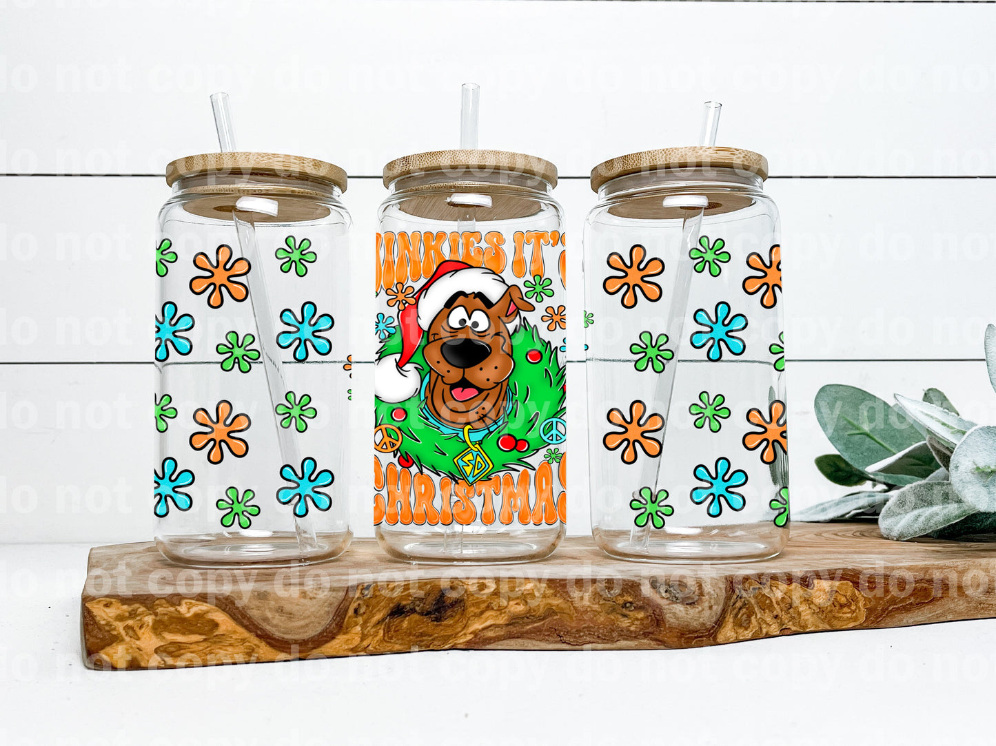 Jinkies It's Christmas 16oz Cup Wrap