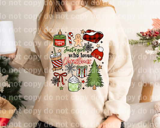 Just A Girl Who Loves Christmas Collage