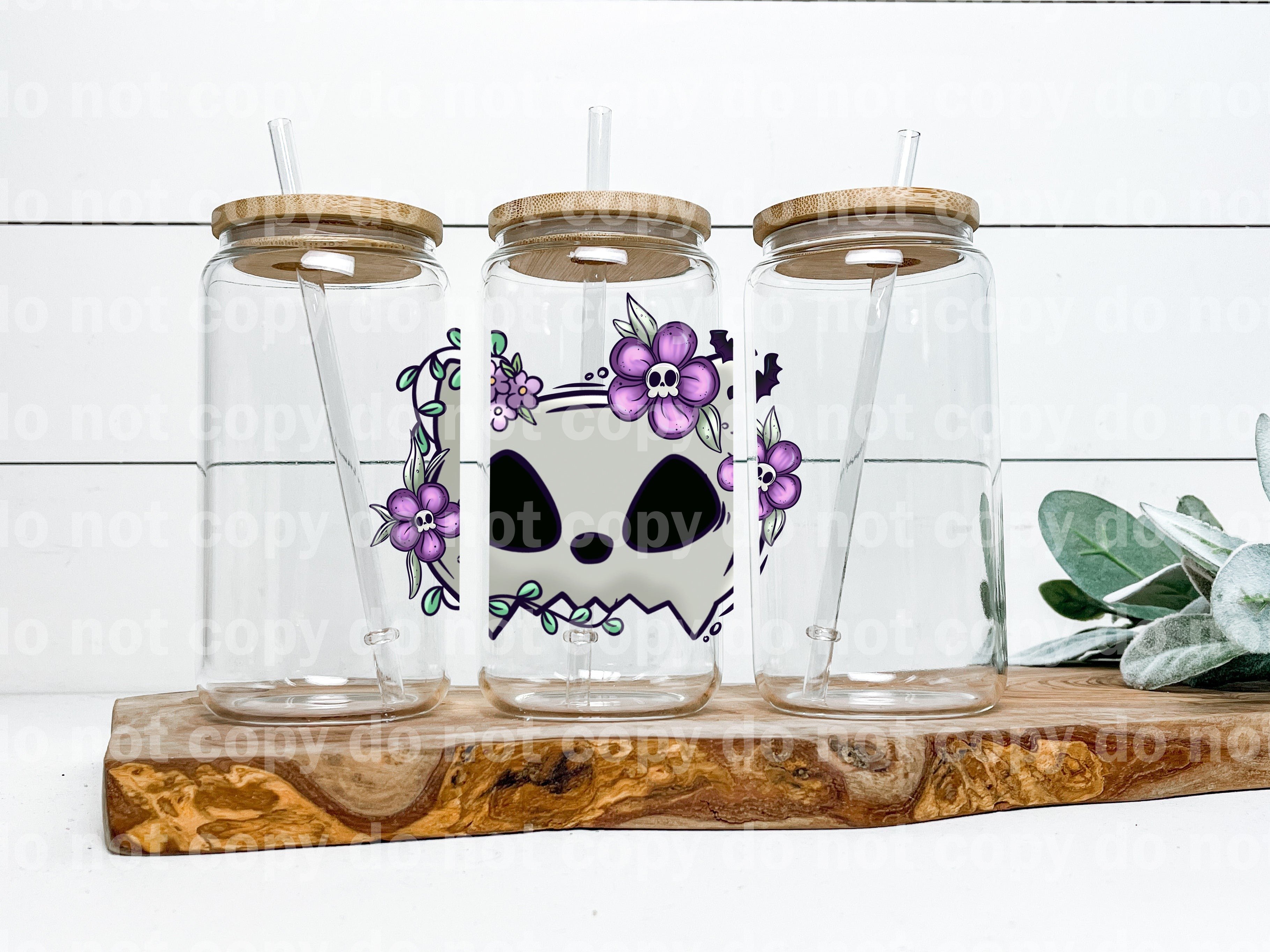 Kitty Skull Floral