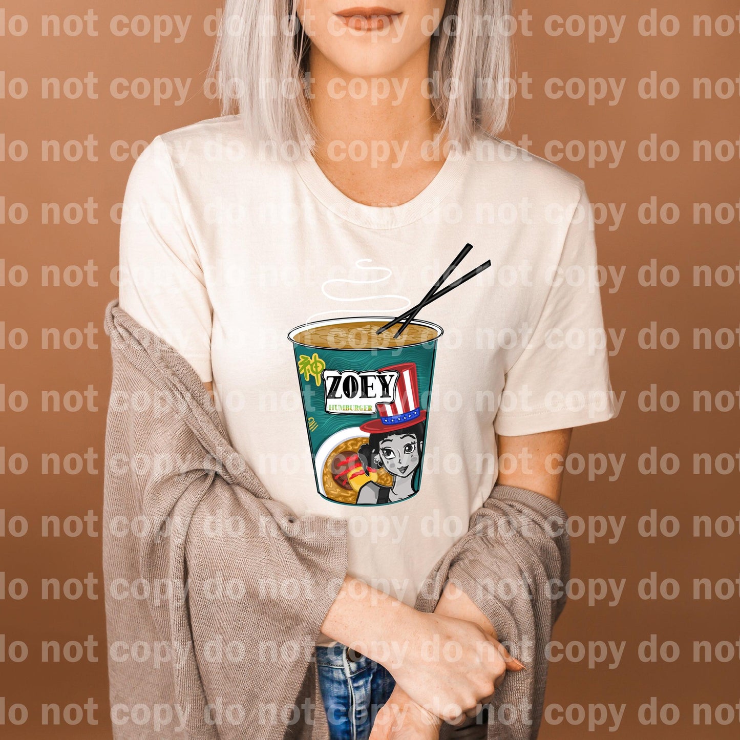 Kpop Hunter Girl Main Rapper Humburger Cup Noodles