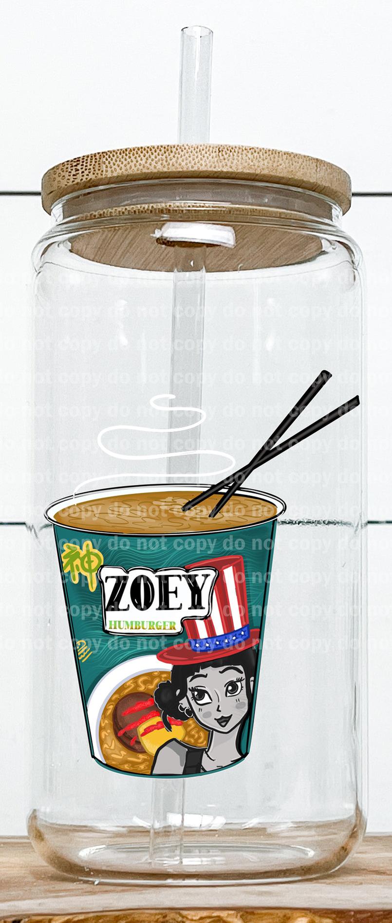 Kpop Hunter Girl Main Rapper Humburger Cup Noodles