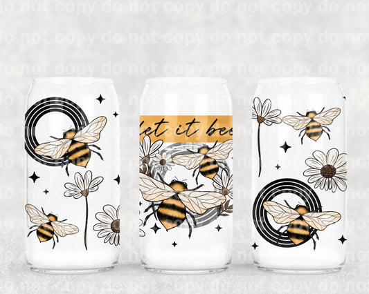 Let it Bee Banner 16oz Cup Wrap