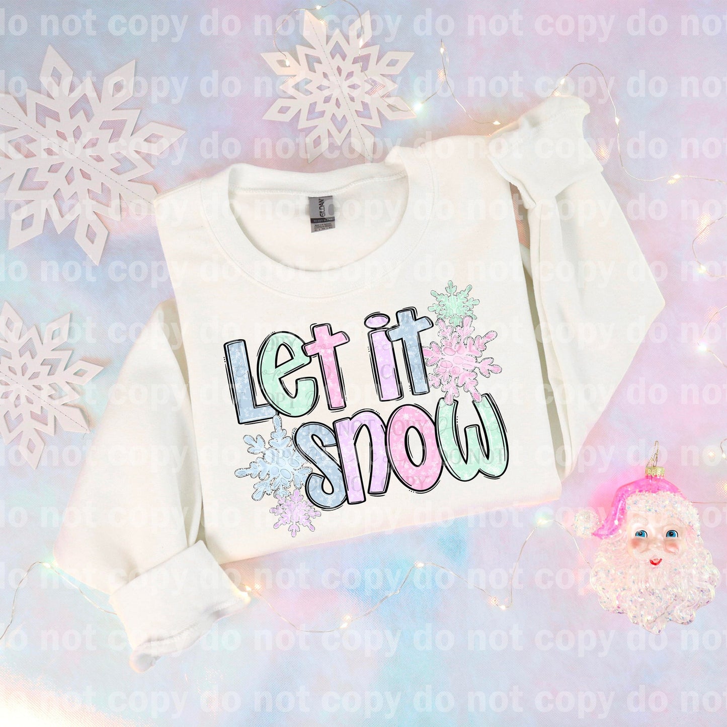 Let It Snow Pastel