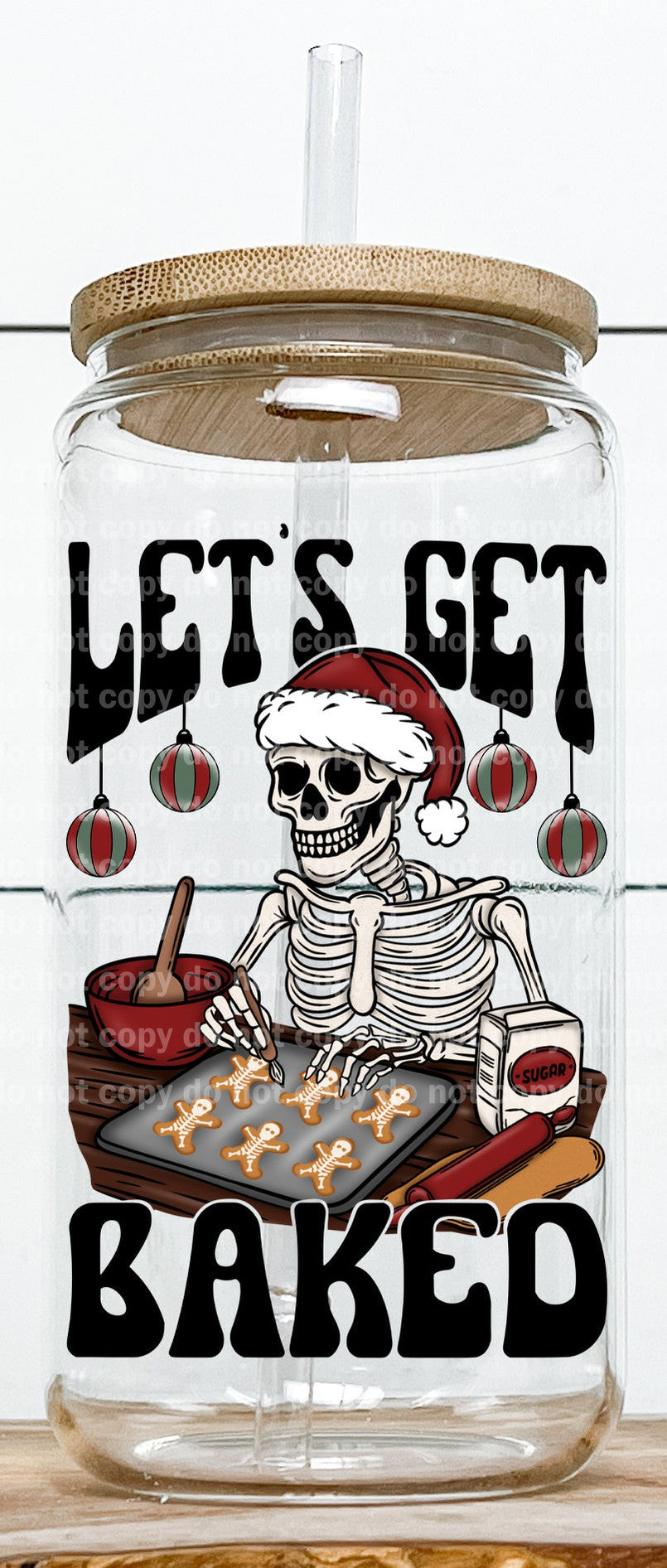 Let's Get Baked Red/Black/White