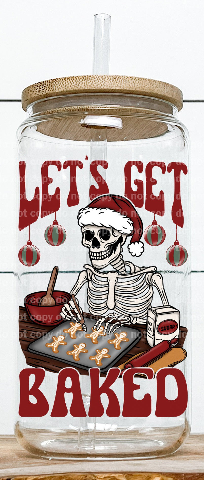 Let's Get Baked Red/Black/White