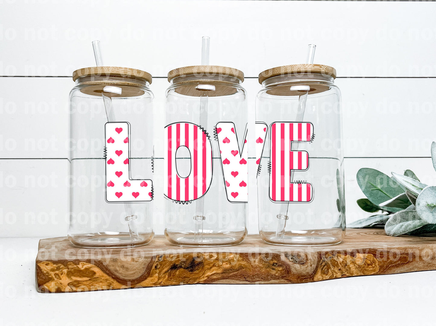 Love Hearts Stripes Dream Print or Sublimation Print