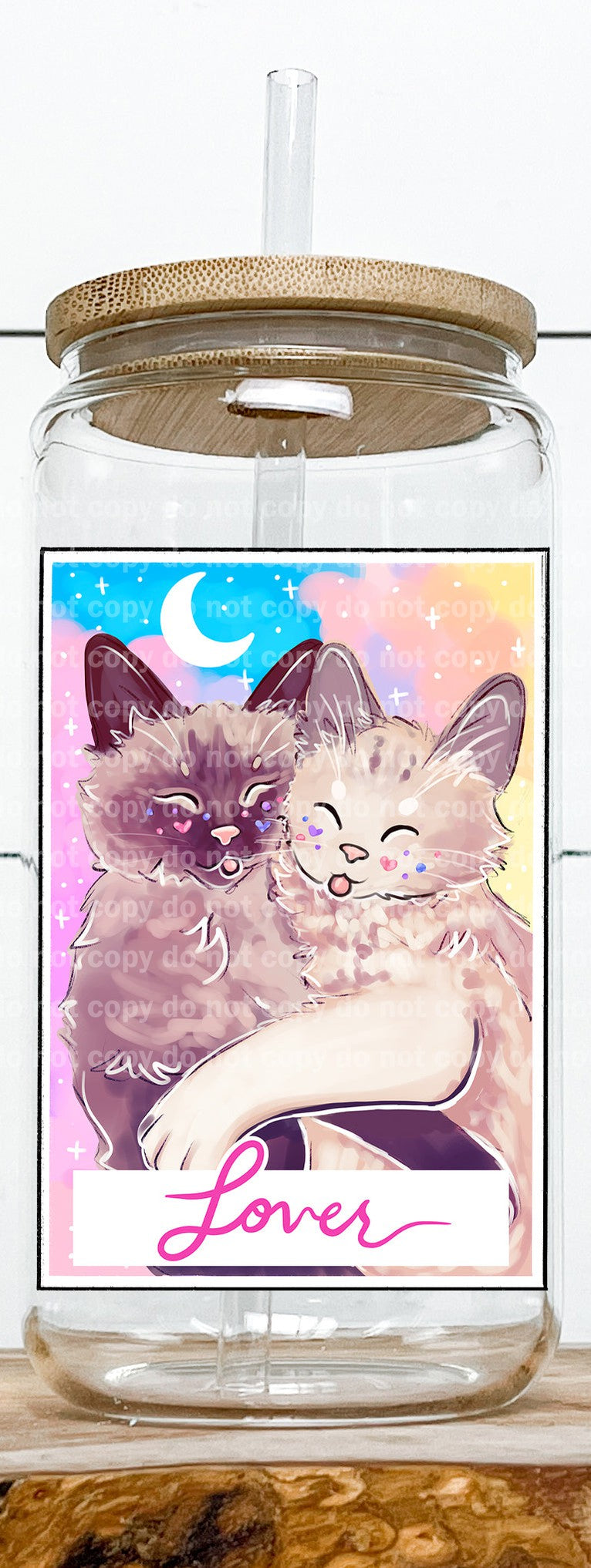 Lover Cats Tarot Card