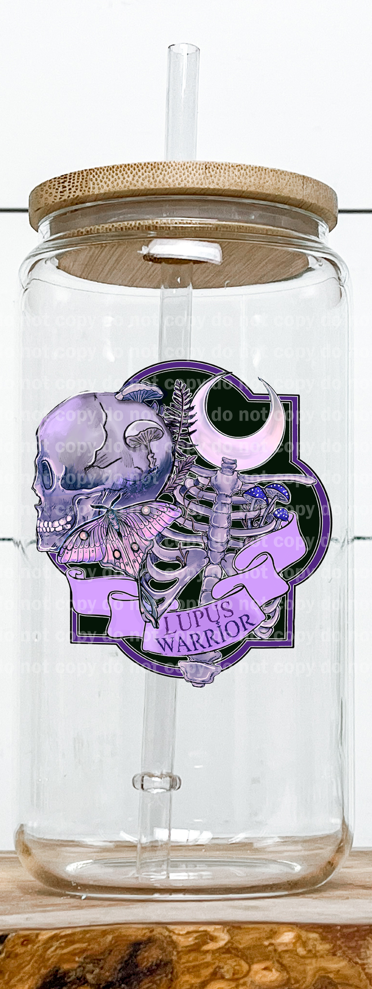 Lupus Warrior Skull Moon Moth Emblem
