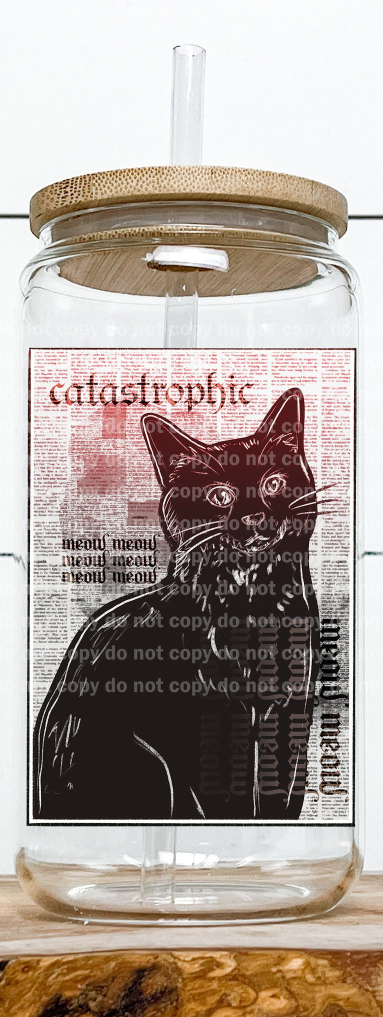 Magazine Cat Tarot Card