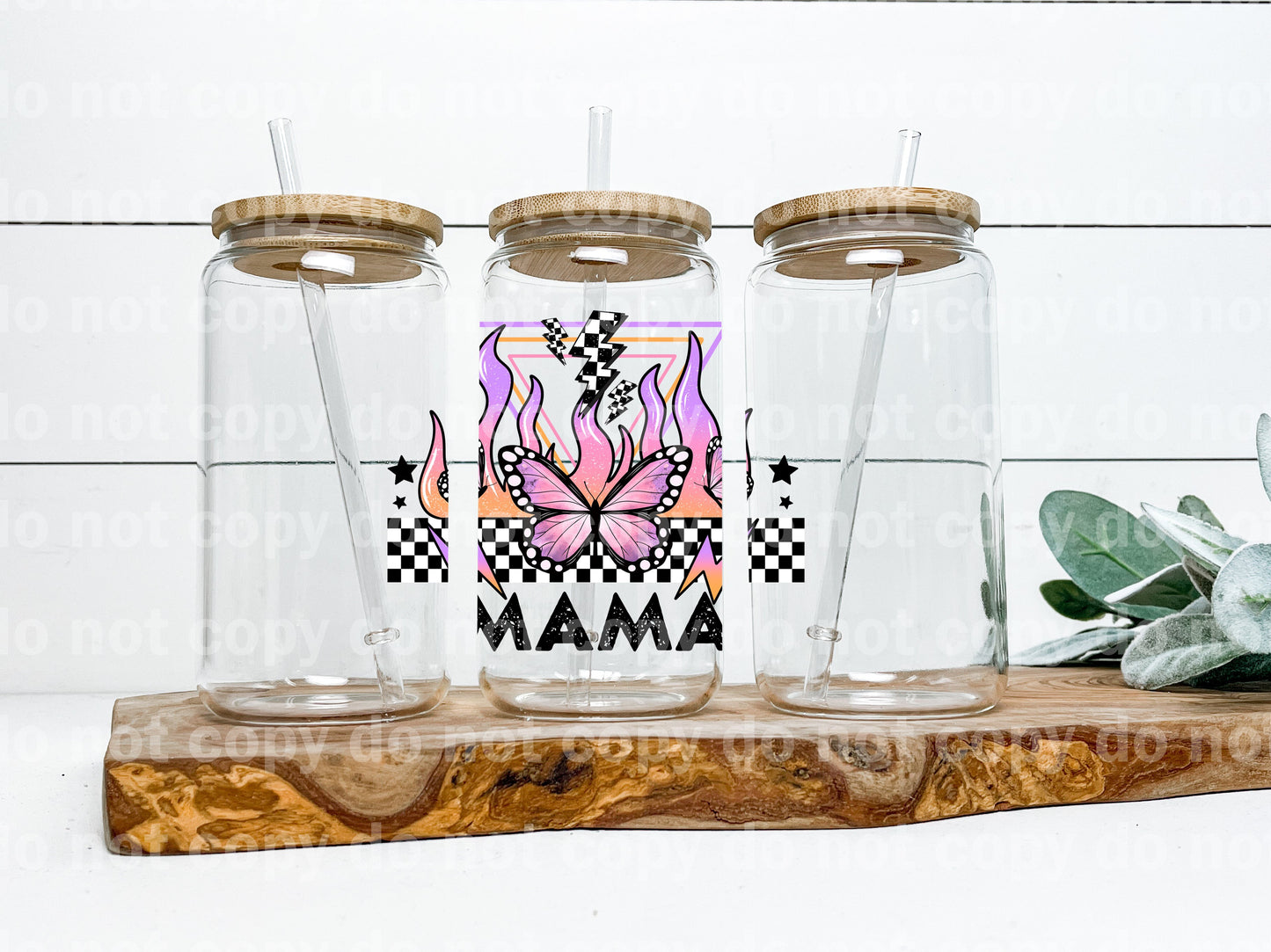 Mama Butterfly Plaid