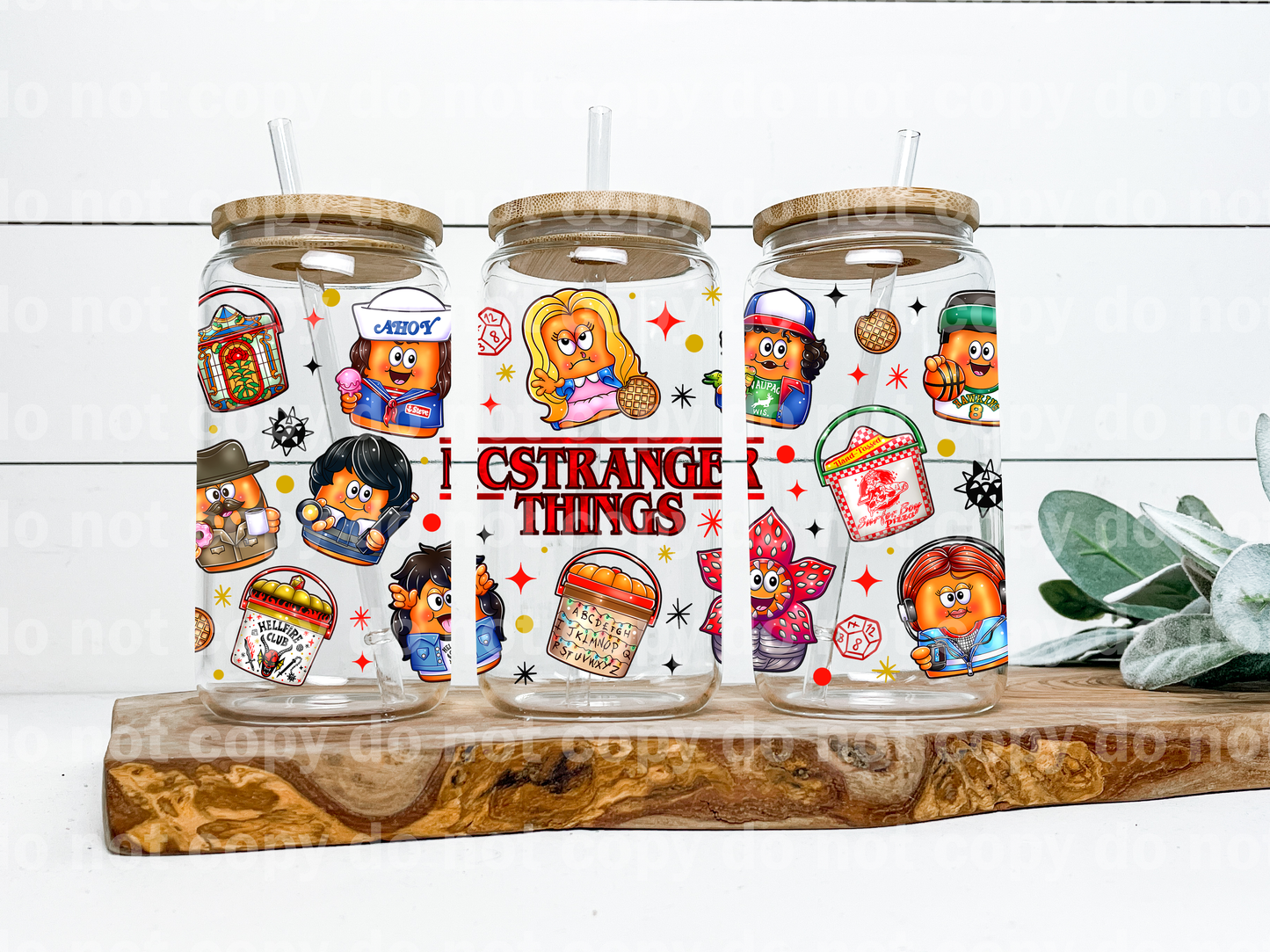 Mcstranger Things 16oz Cup Wrap