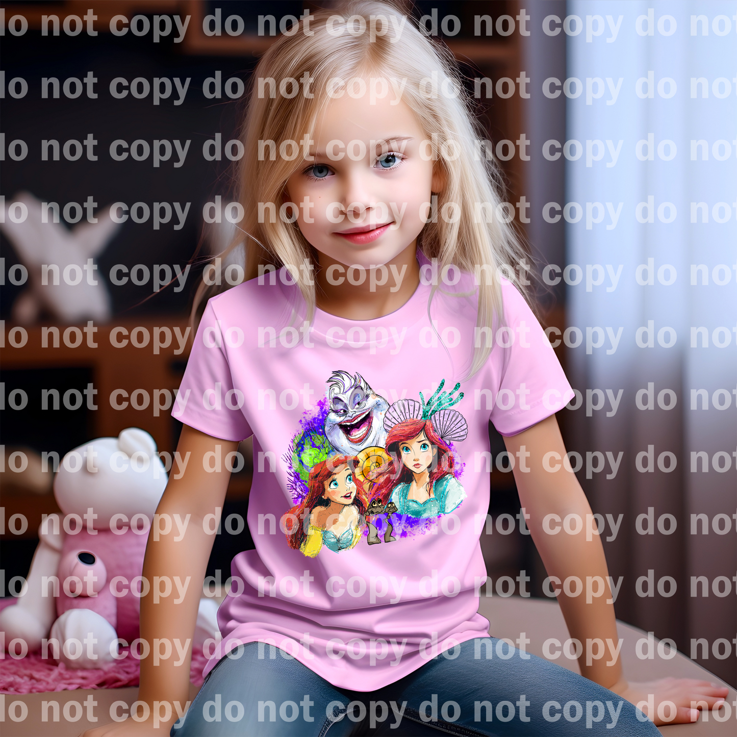 Mermaid and Villain Collage