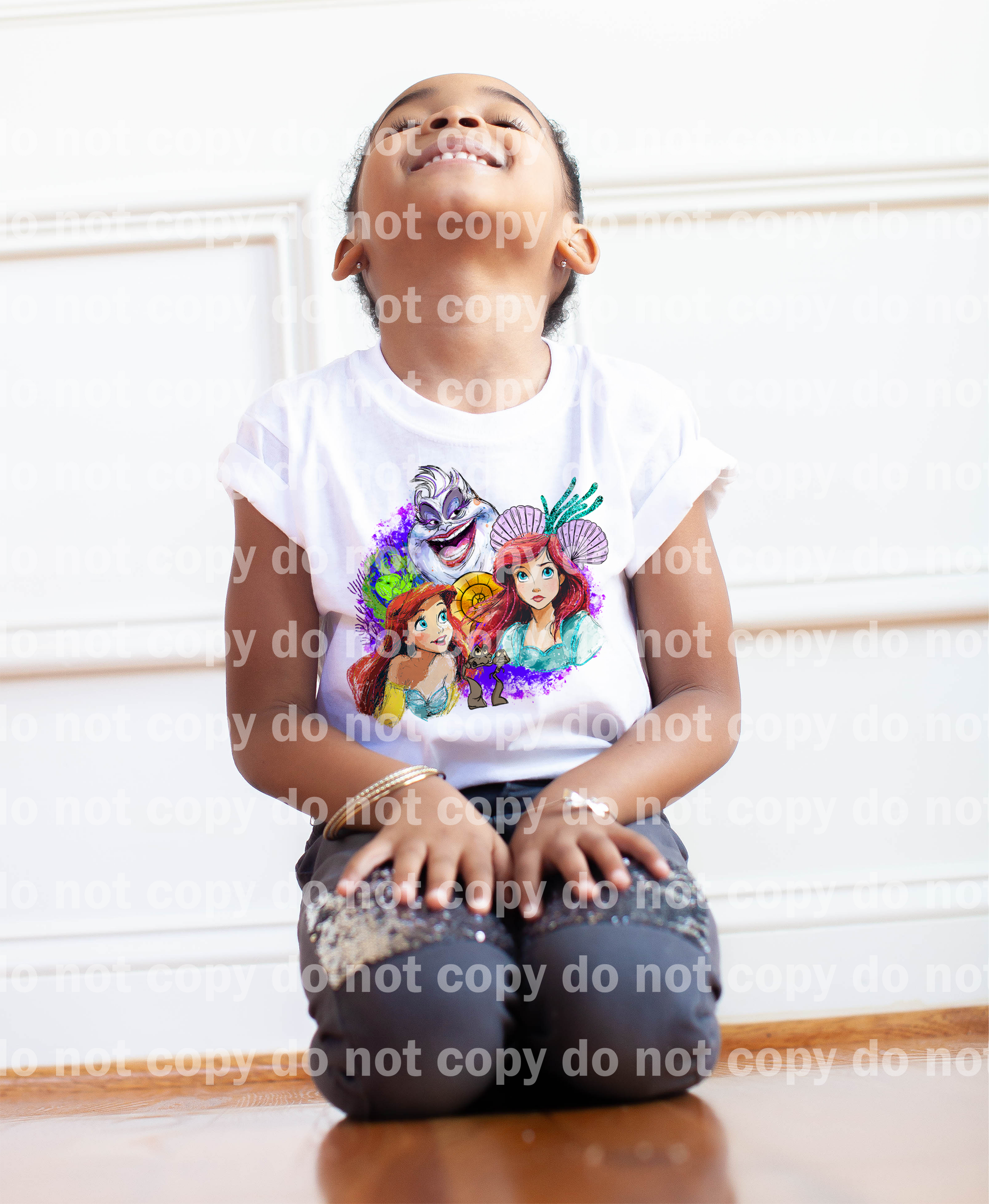 Mermaid and Villain Collage