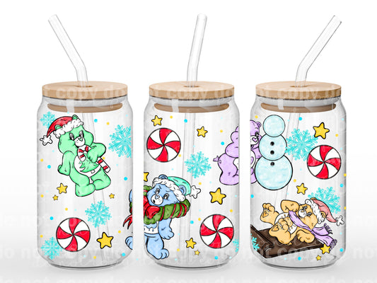 Merry Bears 16oz Cup Wrap