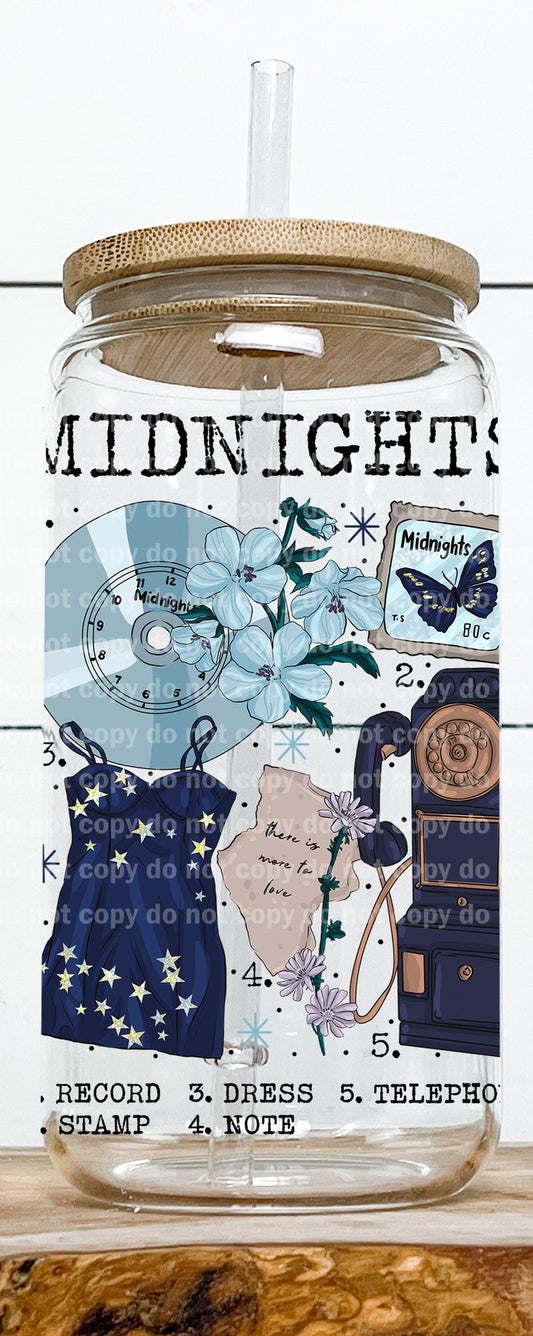 Midnights Chart Decal 3.1 x 4.5