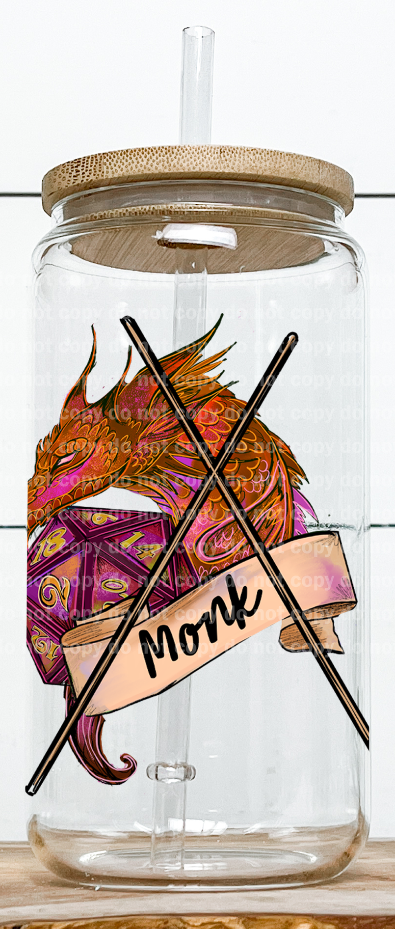 Monk Dragon Banner