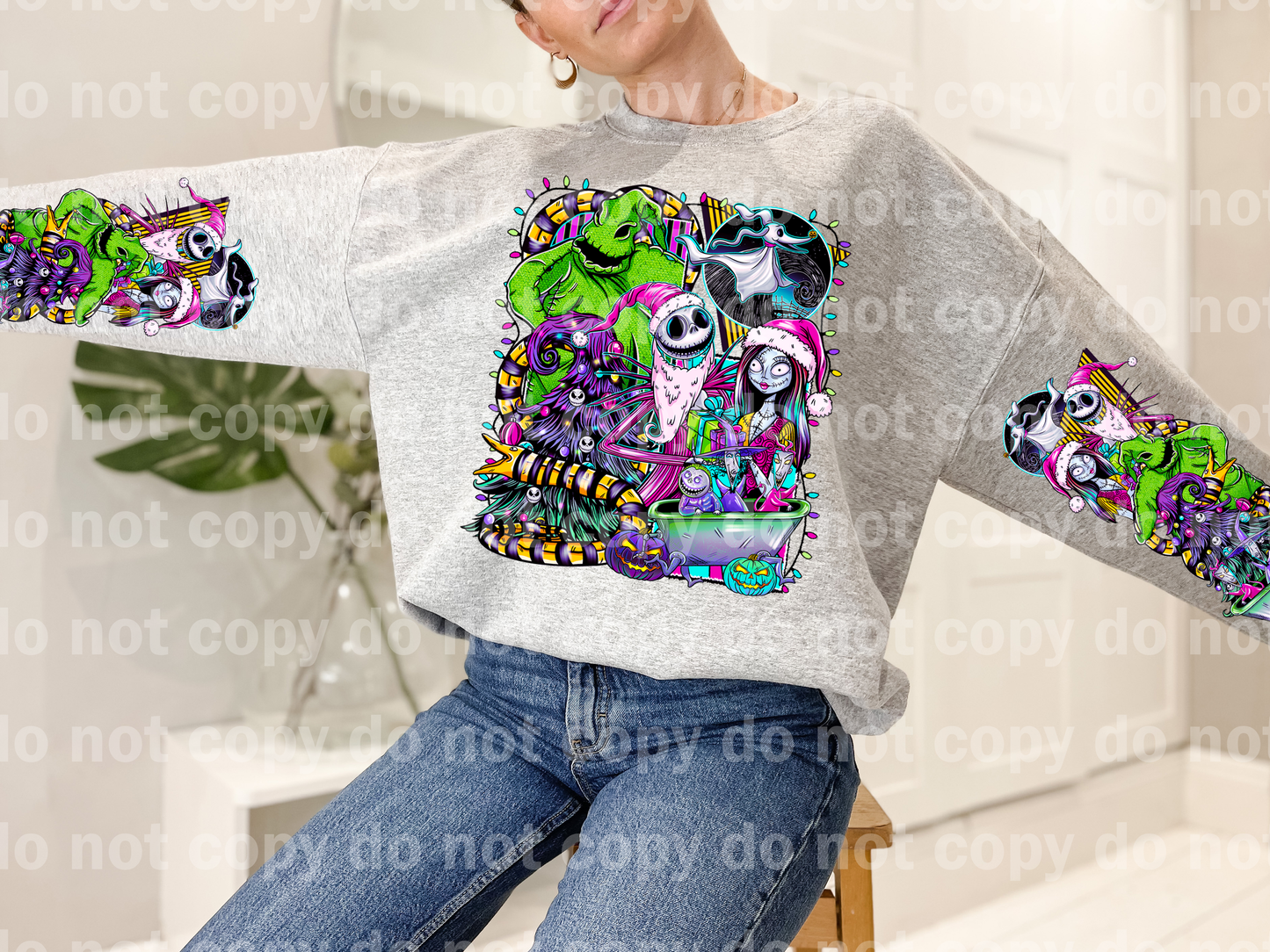 NBC Characters Christmas Light Border