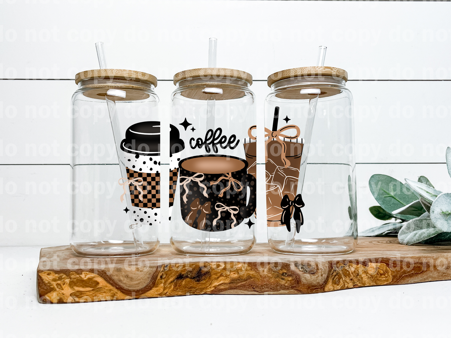 Neutral Coffee and Bow